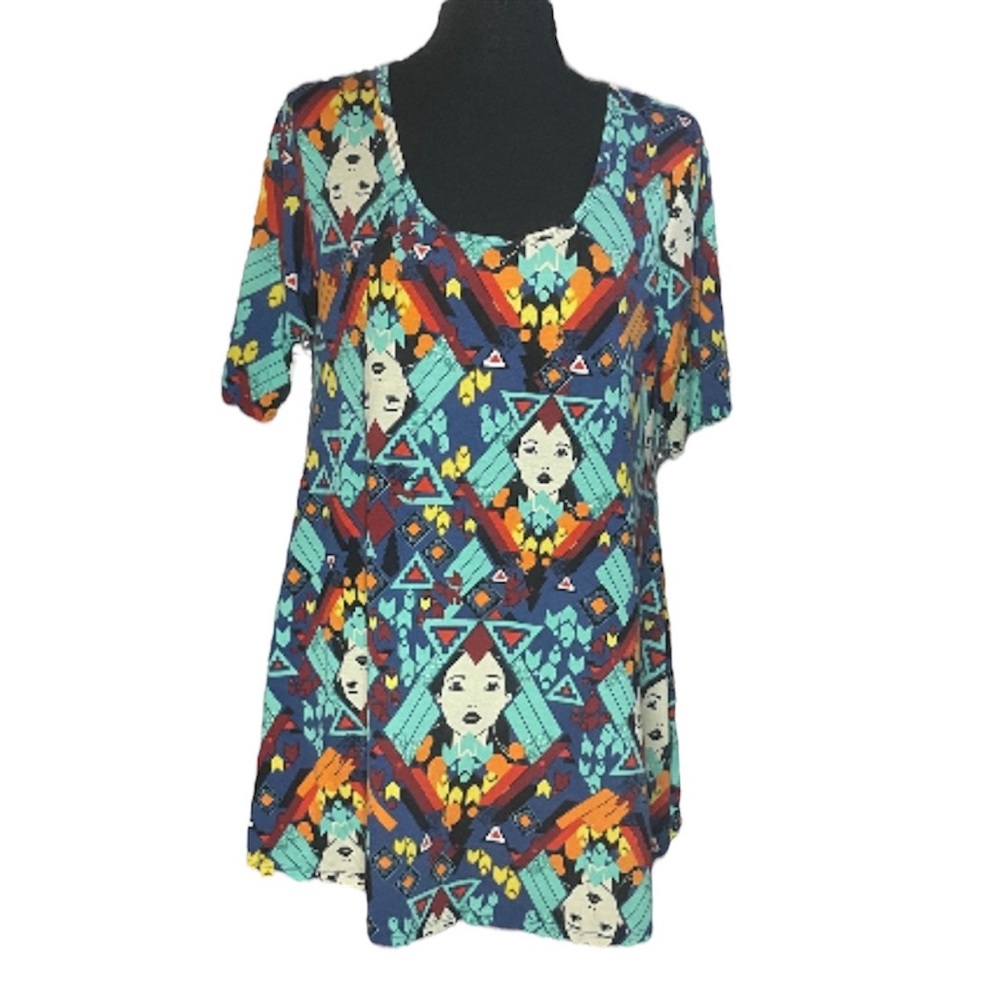 Pocahontas Lularoe Tunic Top, Size XL